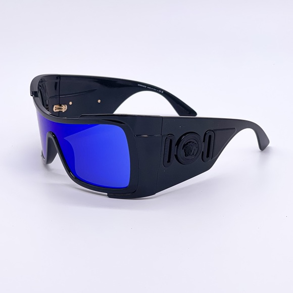 NEW VERSACE VE4451 GB1/55 UNISEX NEW COLLECTION SHIELD SUNGLASSES VERSACE - Picture 10 of 14